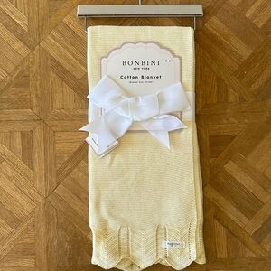 Bonbini Cotton Baby Blanket - Pale Yellow